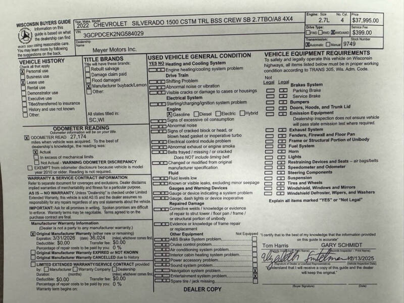 2022 Chevrolet Silverado 1500