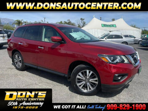 2017 Nissan Pathfinder for sale at Dons Auto Center in Fontana CA
