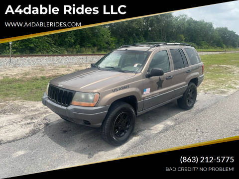 2001 Jeep Grand Cherokee for sale at A4dable Rides LLC in Haines City FL