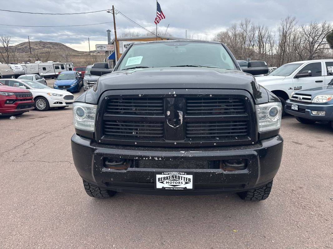 Black 2012 Ram 2500 SLT 4x4 SLT 4dr Crew Cab 8 ft. LB Pickup 2