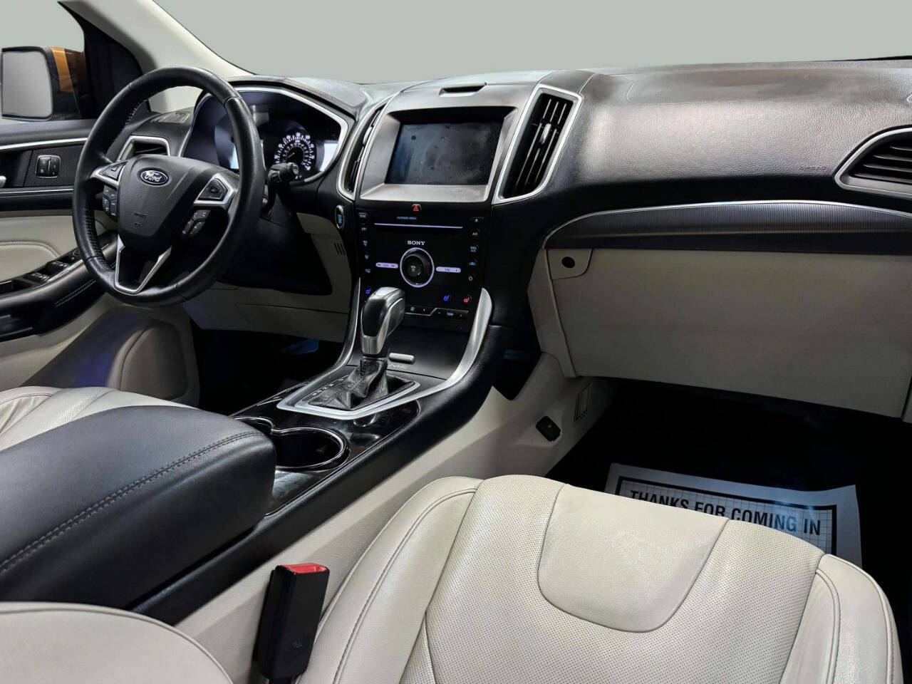 2016 Ford Edge Titanium AWD 4dr Crossover - Orange exterior view 7