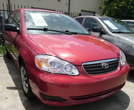 2006 Toyota Corolla for sale at TEXAS MOTOR CARS in Houston TX