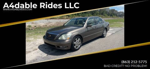 2004 Lexus LS 430 for sale at A4dable Rides LLC in Haines City FL