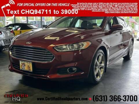 2014 Ford Fusion for sale at CERTIFIED HEADQUARTERS in Saint James NY