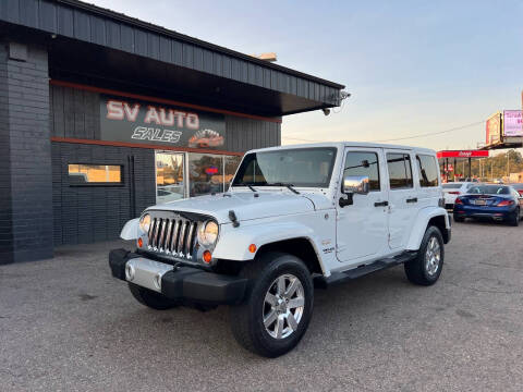 2013 Jeep Wrangler Unlimited for sale at SV Auto Sales in Sioux City IA