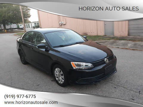 2012 Volkswagen Jetta for sale at Horizon Auto Sales in Raleigh NC