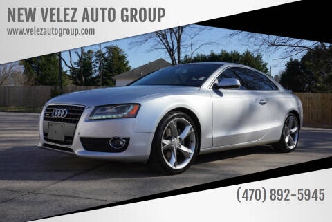2012 Audi A5 for sale at NEW VELEZ AUTO GROUP in Gainesville GA