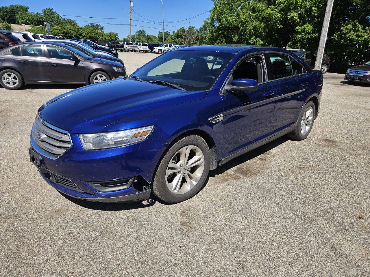 Blue 2013 Ford Taurus SEL SEL 4dr Sedan 1