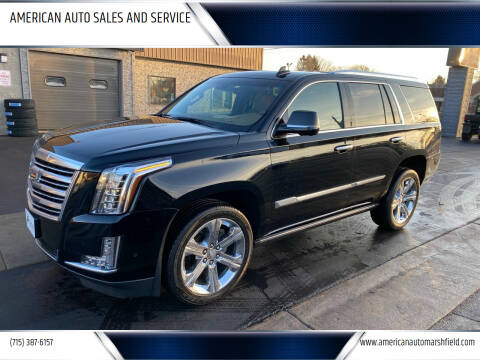 2017 Cadillac Escalade for sale at AMERICAN AUTO SALES AND SERVICE in Marshfield WI