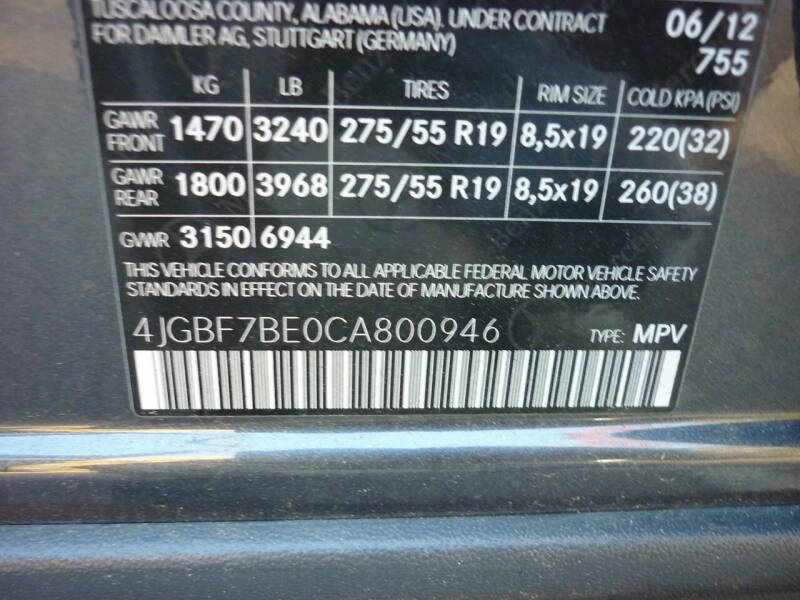 2012 Mercedes-Benz GL-Class GL 450 4MATIC