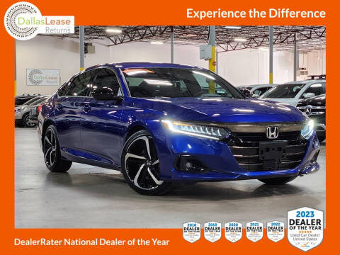 2021 Honda Accord for sale at Dallas Auto Finance in Dallas TX