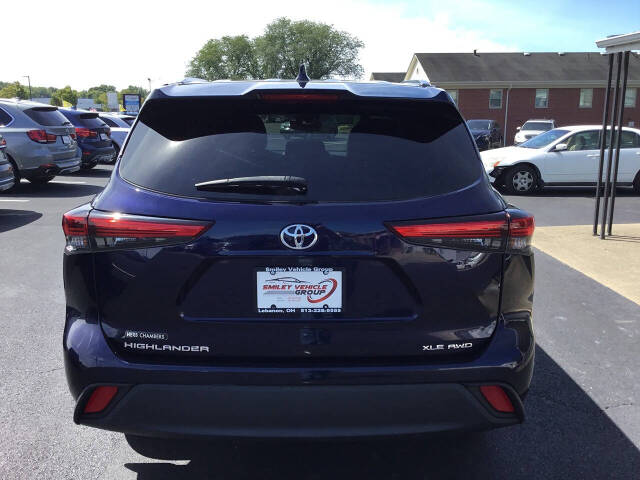 2021 Toyota Highlander for sale at Smiley Vehicle Group in Lebanon, OH