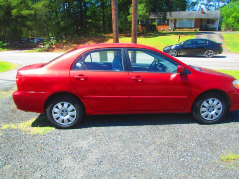 2004 Toyota Corolla for sale at Wright's Auto Sales in Lancaster SC