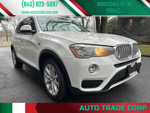 2017 BMW X3 for sale at AUTO TRADE CORP in Nanuet NY