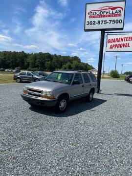 2001 Chevrolet Blazer for sale at GoodFellas Automotive Group in Laurel DE