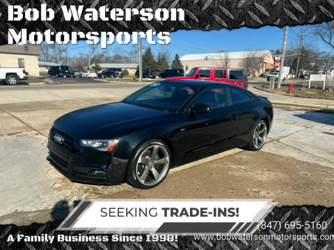 2016 Audi A5 for sale at Bob Waterson Motorsports in South Elgin IL