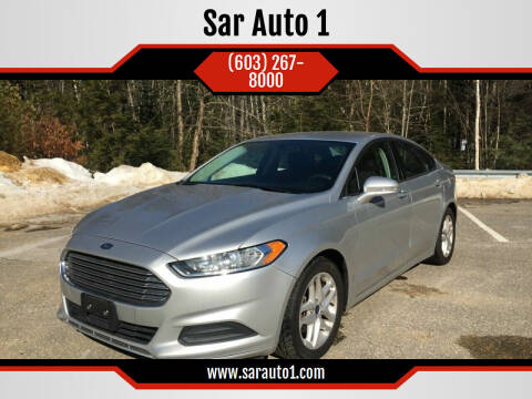 2016 Ford Fusion for sale at Sar Auto 1 in Belmont NH