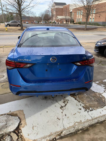 2021 Nissan Sentra for sale at BURNS WHOLESALE in Simpsonville SC