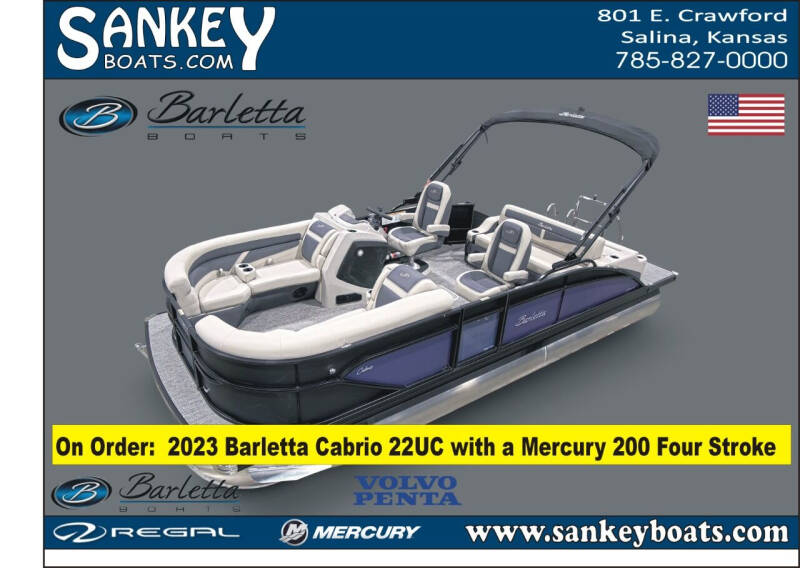 2023 Barletta Cabrio 22UC for sale at SankeyBoats.com in Salina KS