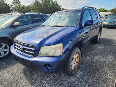 2003 Toyota Highlander for sale at Tony's Auto Sales in Jacksonville FL