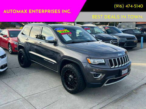 2014 Jeep Grand Cherokee for sale at AUTOMAX ENTERPRISES INC. in Roseville CA