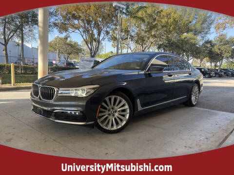 2017 BMW 7 Series for sale at University Mitsubishi in Davie FL