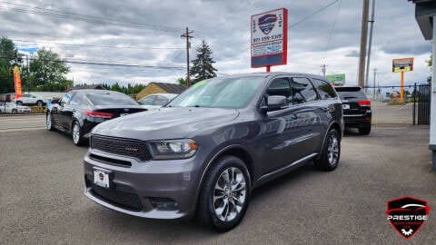 2019 Dodge Durango for sale at PRESTIGE AUTO CENTER LLC in Salem OR