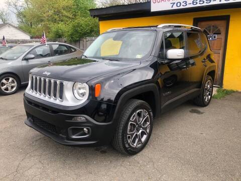 2016 Jeep Renegade for sale at Unique Auto Sales in Marshall VA