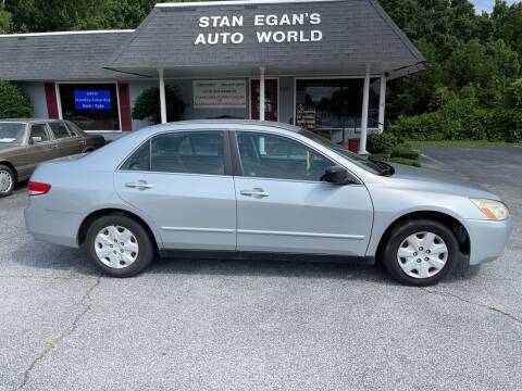2003 Honda Accord for sale at STAN EGAN'S AUTO WORLD, INC. in Greer SC