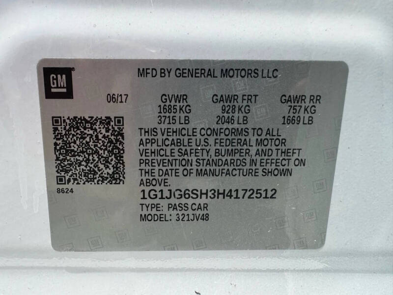 2017 Chevrolet Sonic LT Auto Fleet