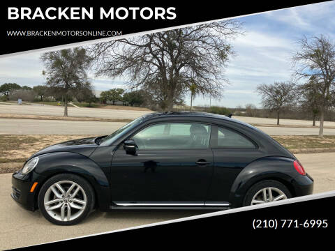 2012 Volkswagen Beetle for sale at BRACKEN MOTORS in San Antonio TX