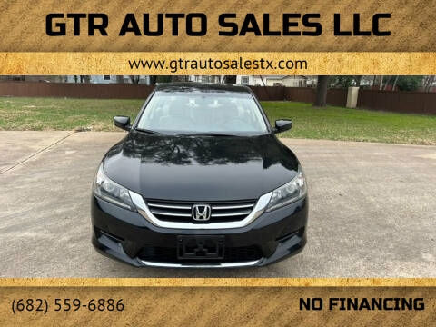 2015 Honda Accord for sale at GTR Auto Sales LLC in Haltom City TX