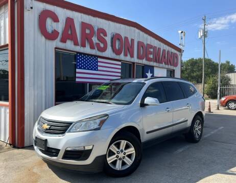 2015 Chevrolet Traverse for sale at Cars On Demand 2 in Pasadena TX