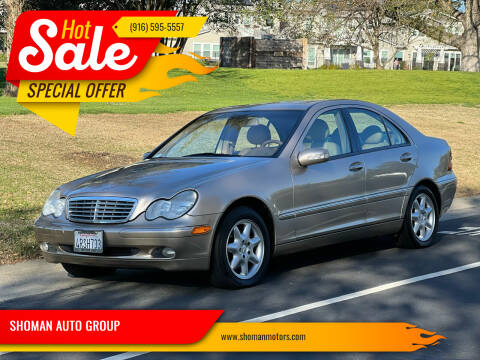 2001 Mercedes-Benz C-Class for sale at SHOMAN AUTO GROUP in Davis CA