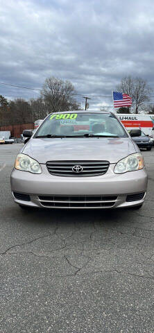 2003 Toyota Corolla for sale at Wheel'n & Deal'n in Lenoir NC