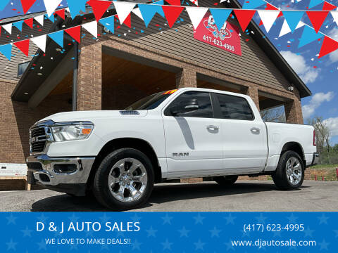 2019 RAM 1500 for sale at D & J AUTO SALES in Joplin MO