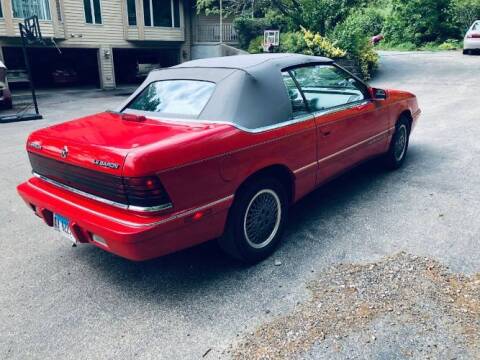 1990 Chrysler Le Baron for sale at Classic Car Deals in Cadillac MI