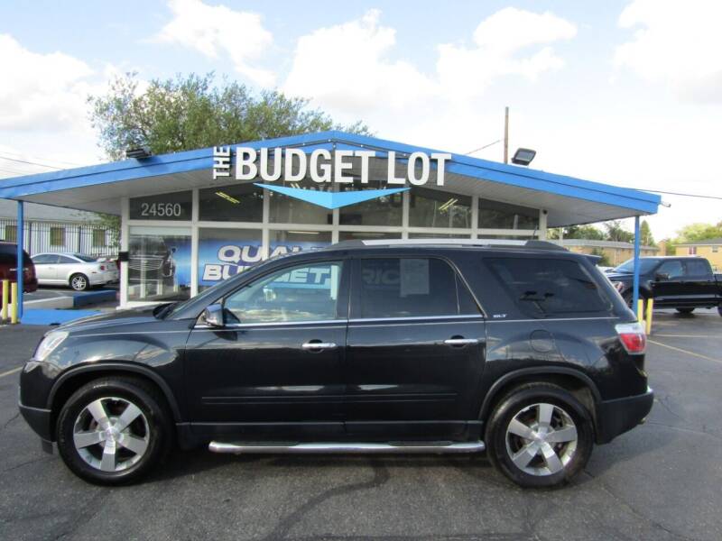 2011 GMC Acadia for sale at THE BUDGET LOT in Detroit MI