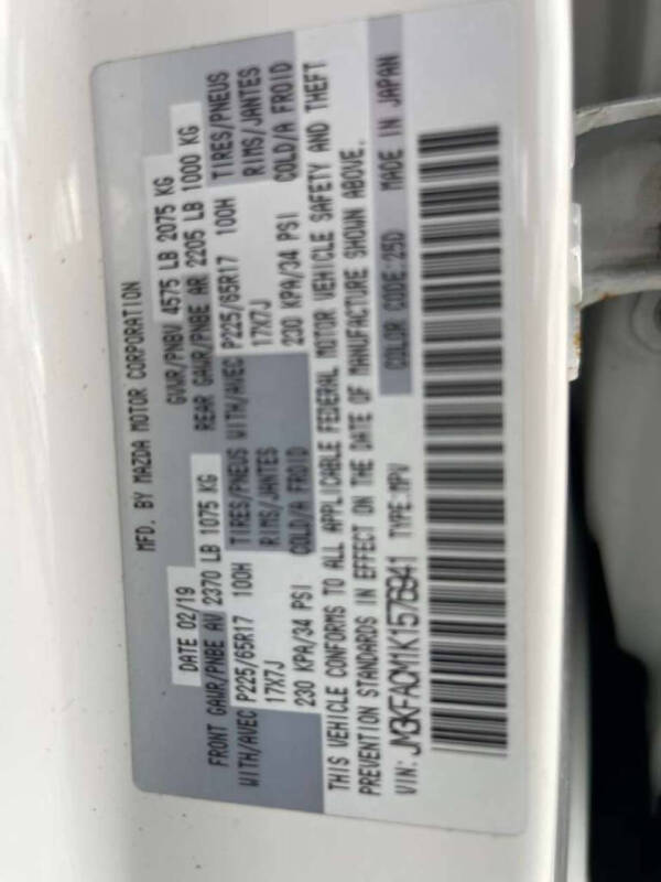 2019 Mazda CX-5 Touring