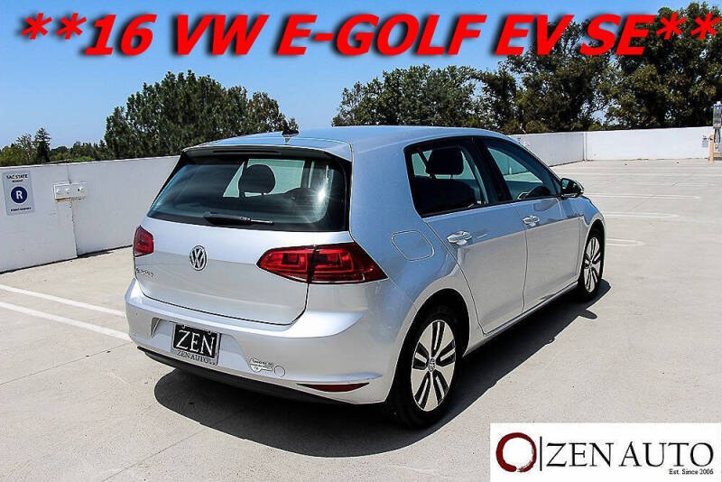 2016 Volkswagen e-Golf SE