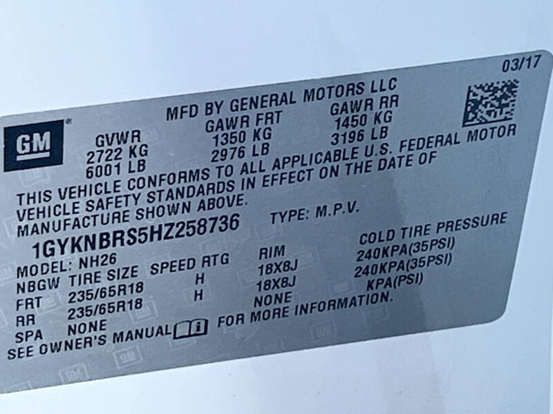 2017 Cadillac XT5 Luxury