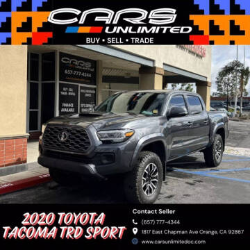 2020 Toyota Tacoma for sale at Cars Unlimited OC in Orange CA