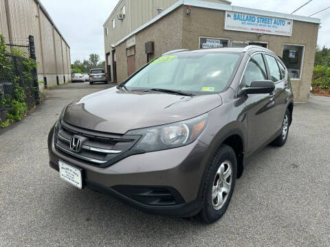 2012 Honda CR-V for sale at Ballard Street Auto in Saugus MA