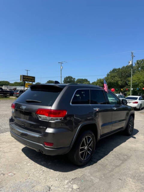 2017 Jeep Grand Cherokee for sale at Joes Blvd Auto Sales in Hopewell, VA