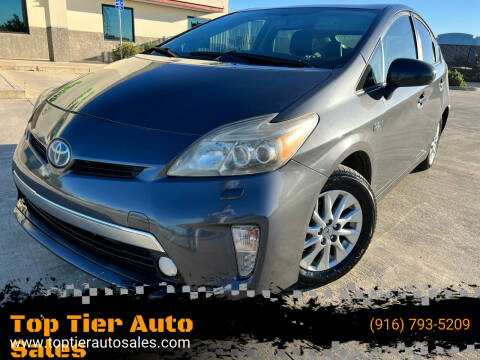 2012 Toyota Prius Plug-in Hybrid for sale at Top Tier Auto Sales in Sacramento CA