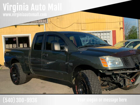 2004 Nissan Titan for sale at Virginia Auto Mall in Woodford VA