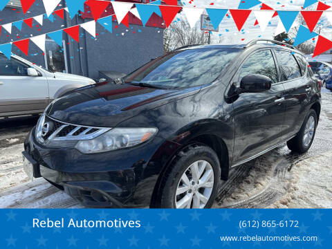2012 Nissan Murano for sale at Rebel Automotives in Maple Plain MN