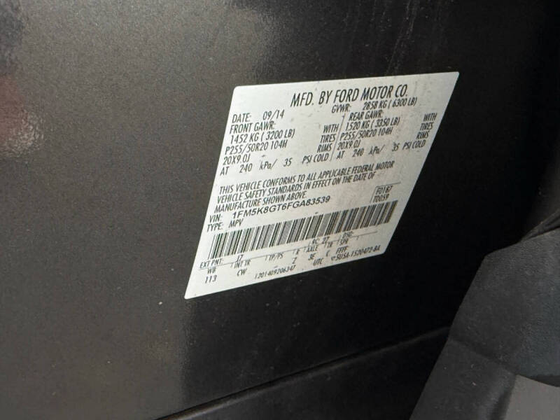 2015 Ford Explorer Sport