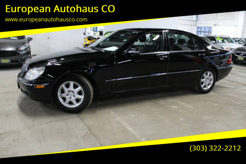 2000 Mercedes-Benz S-Class for sale at European Autohaus CO in Denver CO