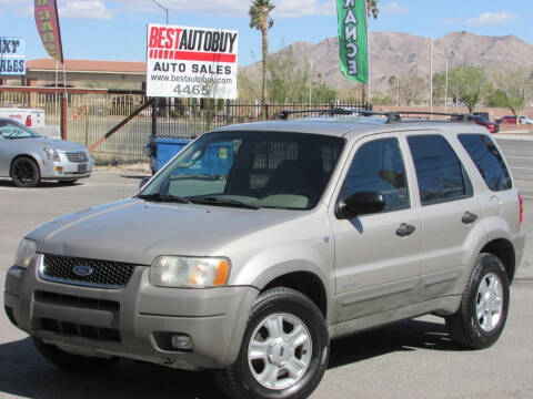 2001 Ford Escape for sale at Best Auto Buy in Las Vegas NV